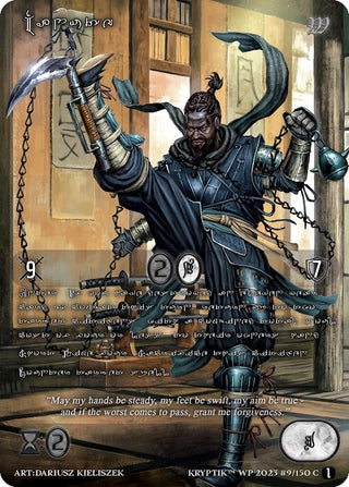Manute (Silver Kryptik Language) (9) - Kryptik TCG Single
