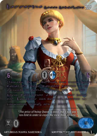 Cassandra Savvy Socialite (Purple Kryptik Language) (11) - Kryptik TCG Single