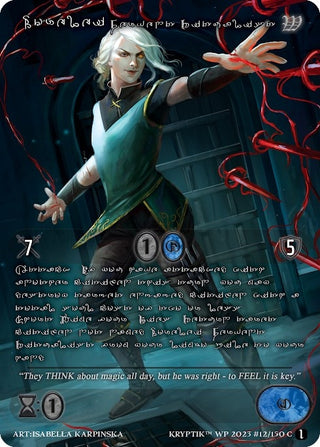 Lorelei Fervent Ritualist (Silver Kryptik Language) (12) - Kryptik TCG Single