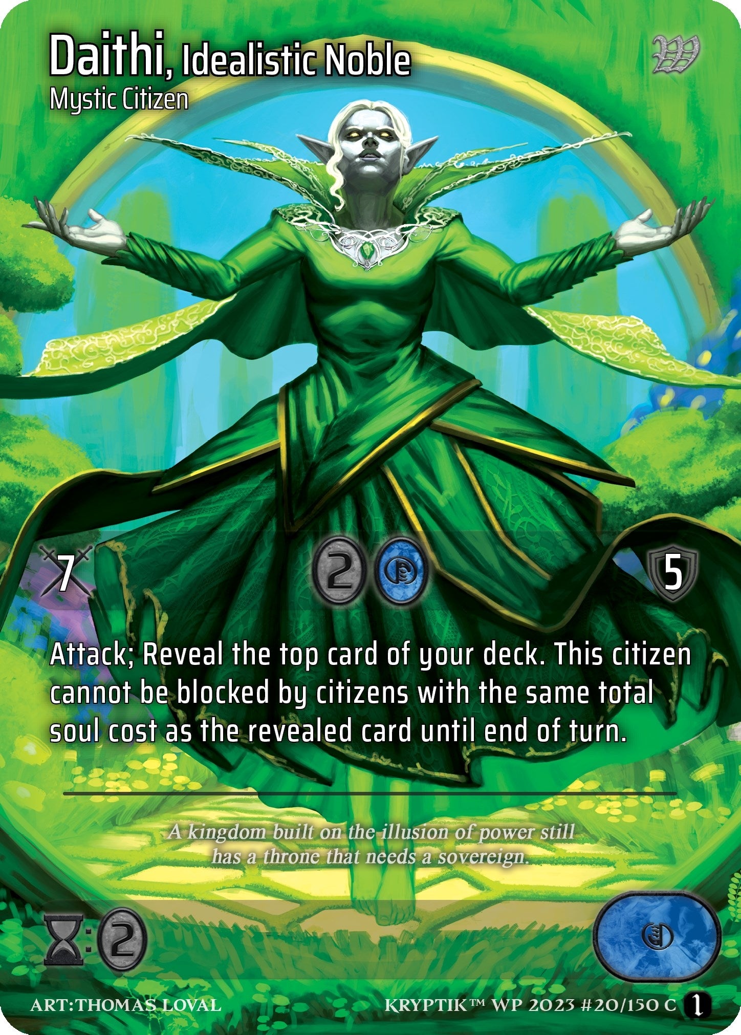 Daithi Idealistic Noble (20) - Kryptik TCG Single