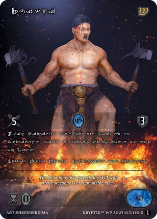 Ruishi (Silver Kryptik Language) (13) - Kryptik TCG Single