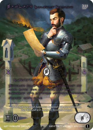 Weiland Dubious Deputy (Purple Kryptik Language) (14) - Kryptik TCG Single