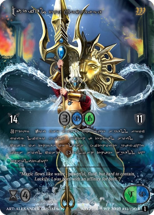 Muriel the Archmage (Silver Kryptik Language) (15) - Kryptik TCG Single