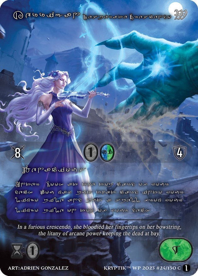 Kerrigan Desperate Crescendo (Silver Kryptik Language) (24) - Kryptik TCG Single