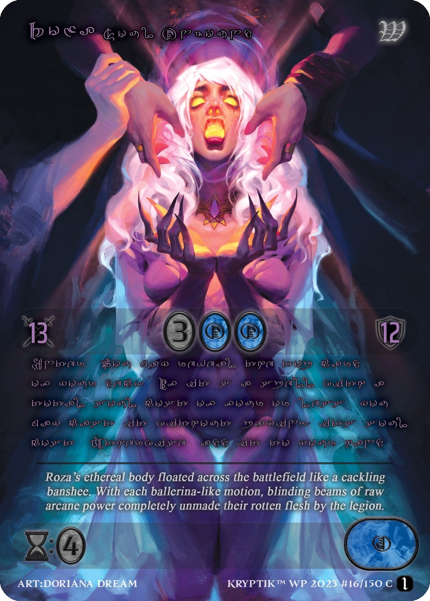 Roza Soul Unbound (Purple Kryptik Language) (16) - Kryptik TCG Single
