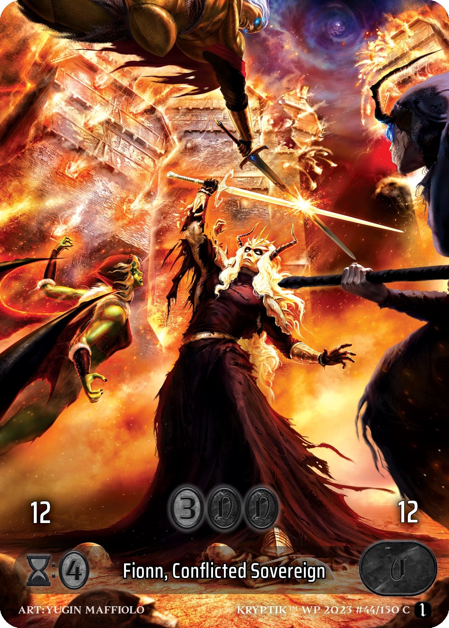 Fionn Conflicted Sovereign (Box Topper) (44) - Kryptik TCG Single