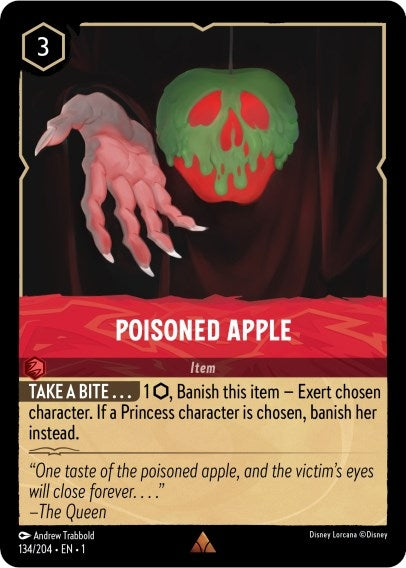 Poisoned Apple (134) (1) - Disney Lorcana Single