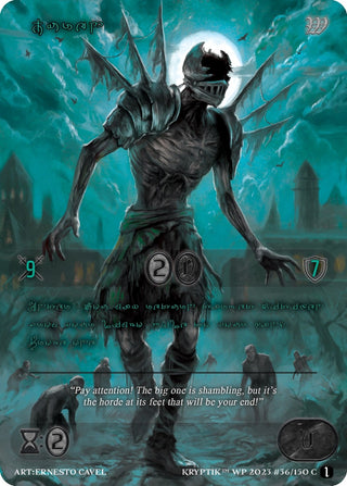 Juren (Green Kryptik Language) (36) - Kryptik TCG Single