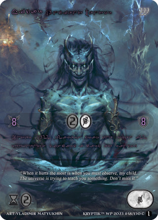 Nidar Ancient Mentor (Purple Kryptik Language) (48) - Kryptik TCG Single