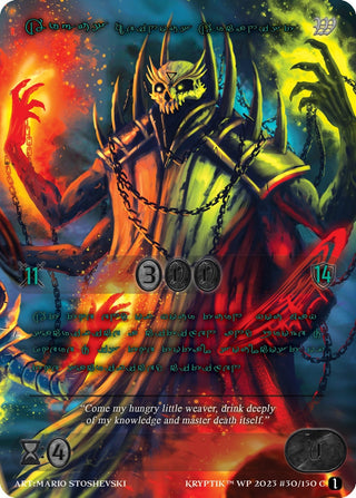 Argus Heinous Arcanist (Green Kryptik Language) (30) - Kryptik TCG Single