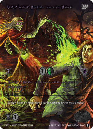 Dahlia Witch of the Wood (Purple Kryptik Language) (38) - Kryptik TCG Single