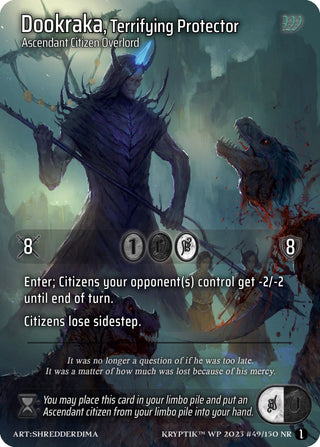 Dookraka Terrifying Protector (49) - Kryptik TCG Single