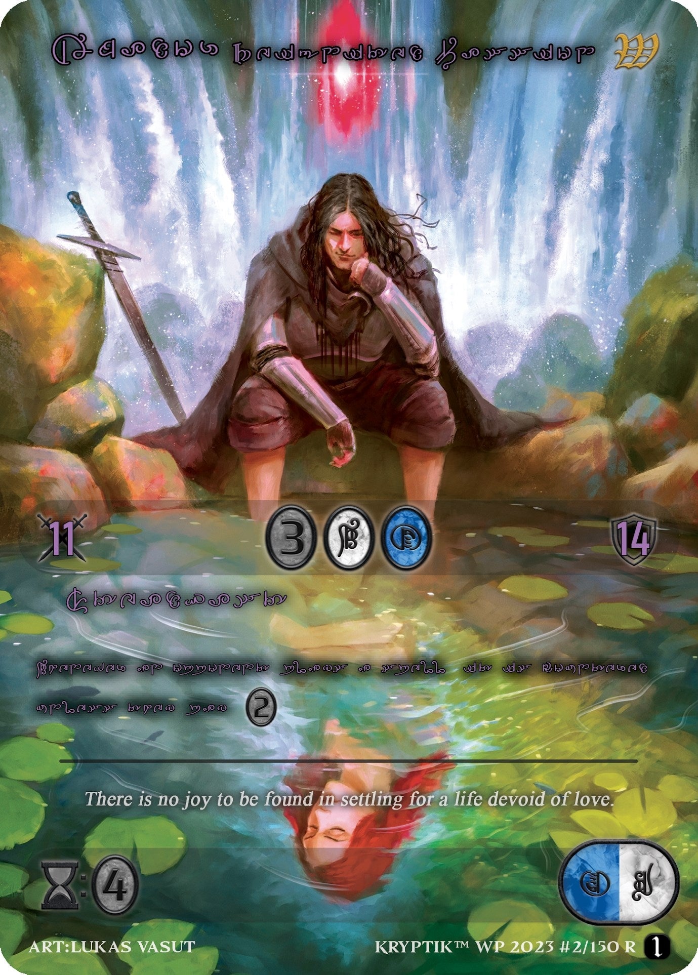 Amador Reignited Passion (Purple Kryptik Language) (2) - Kryptik TCG Single