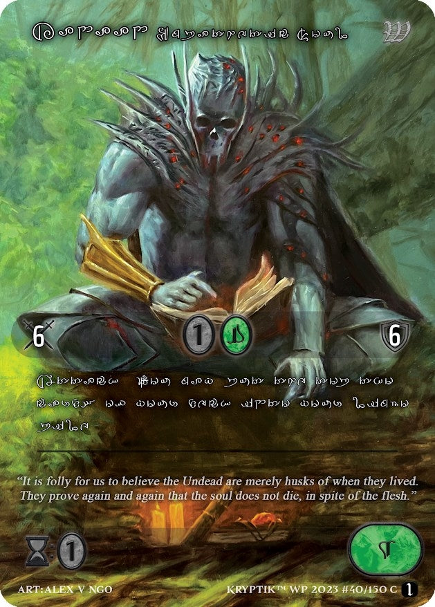 Kanaan Empathetic Soul (Silver Kryptik Language) (40) - Kryptik TCG Single
