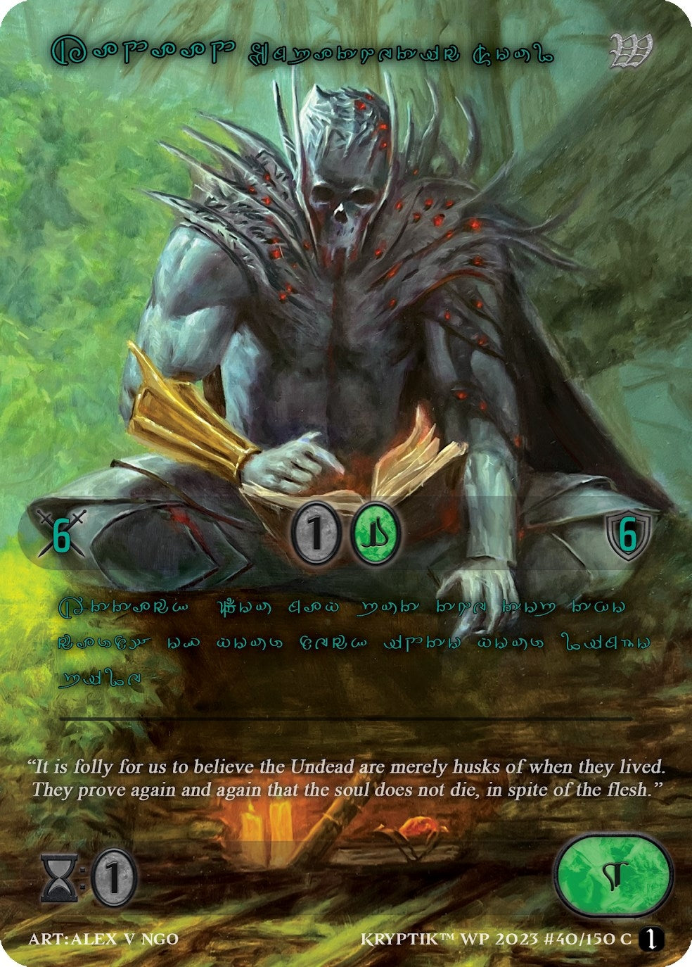 Kanaan Empathetic Soul (Green Kryptik Language) (40) - Kryptik TCG Single