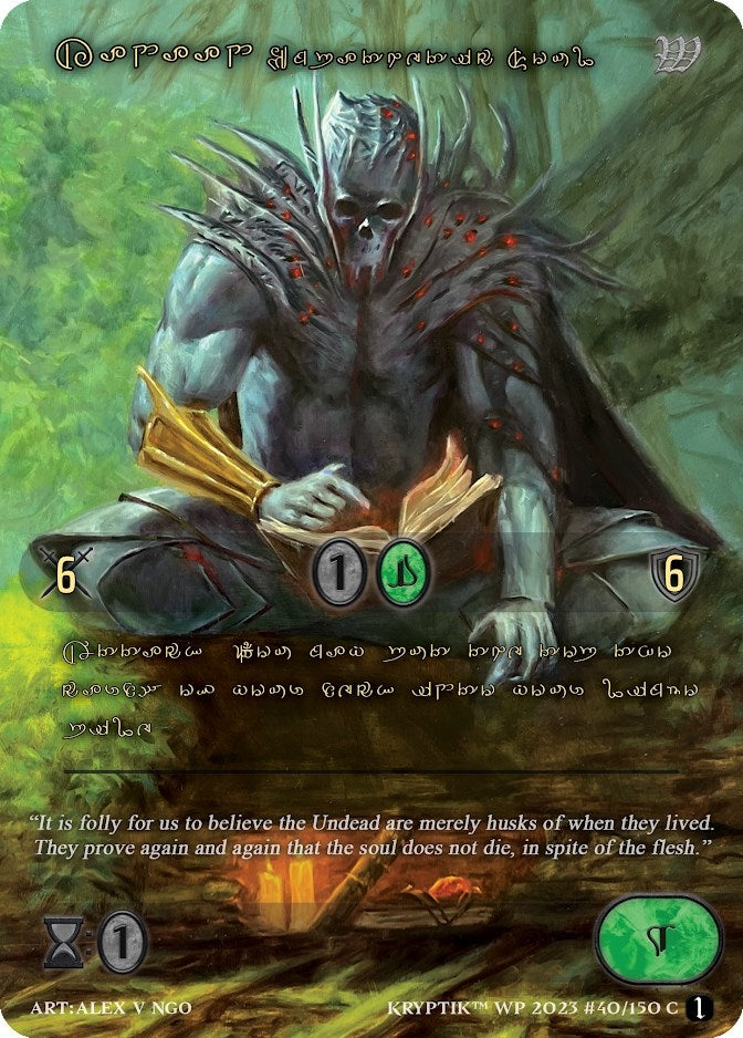 Kanaan Empathetic Soul (Gold Kryptik Language) (40) - Kryptik TCG Single