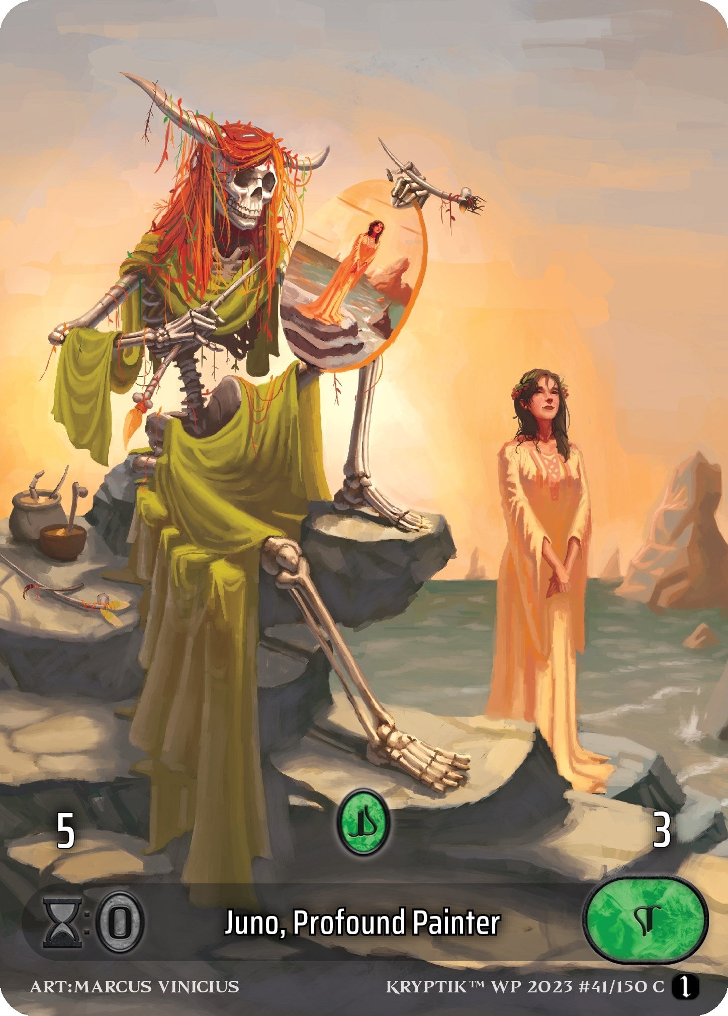 Juno Profound Painter (Box Topper) (41) - Kryptik TCG Single