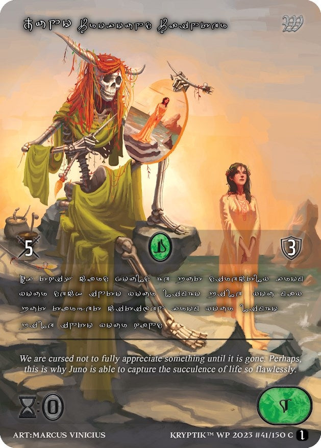 Juno Profound Painter (Silver Kryptik Language) (41) - Kryptik TCG Single