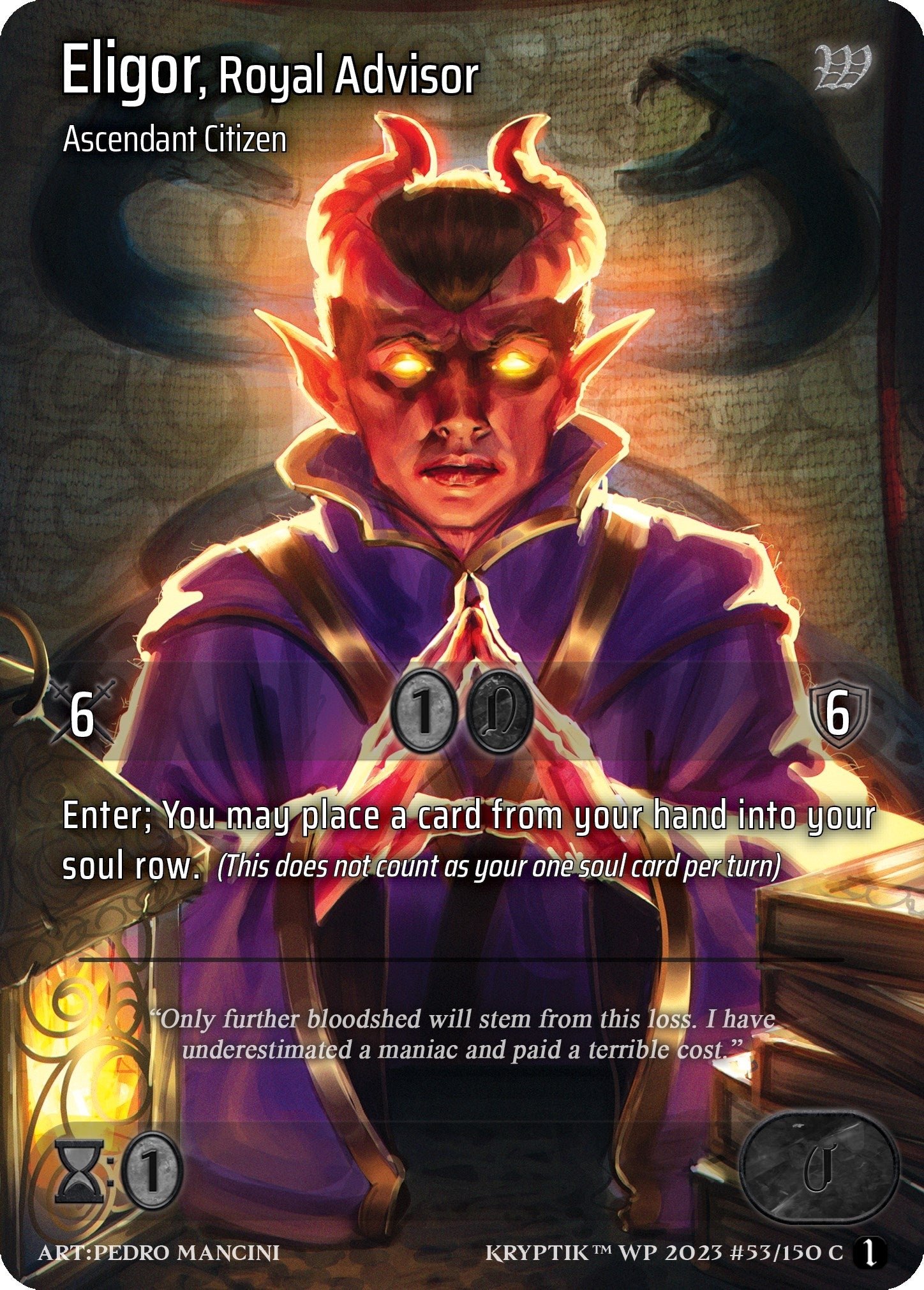 Eligor Royal Advisor (53) - Kryptik TCG Single