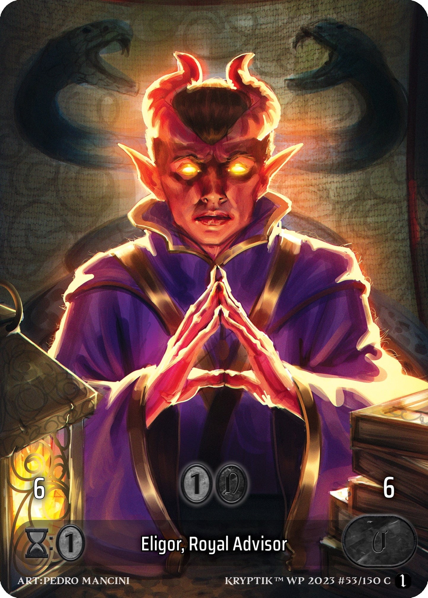 Eligor Royal Advisor (Box Topper) (53) - Kryptik TCG Single