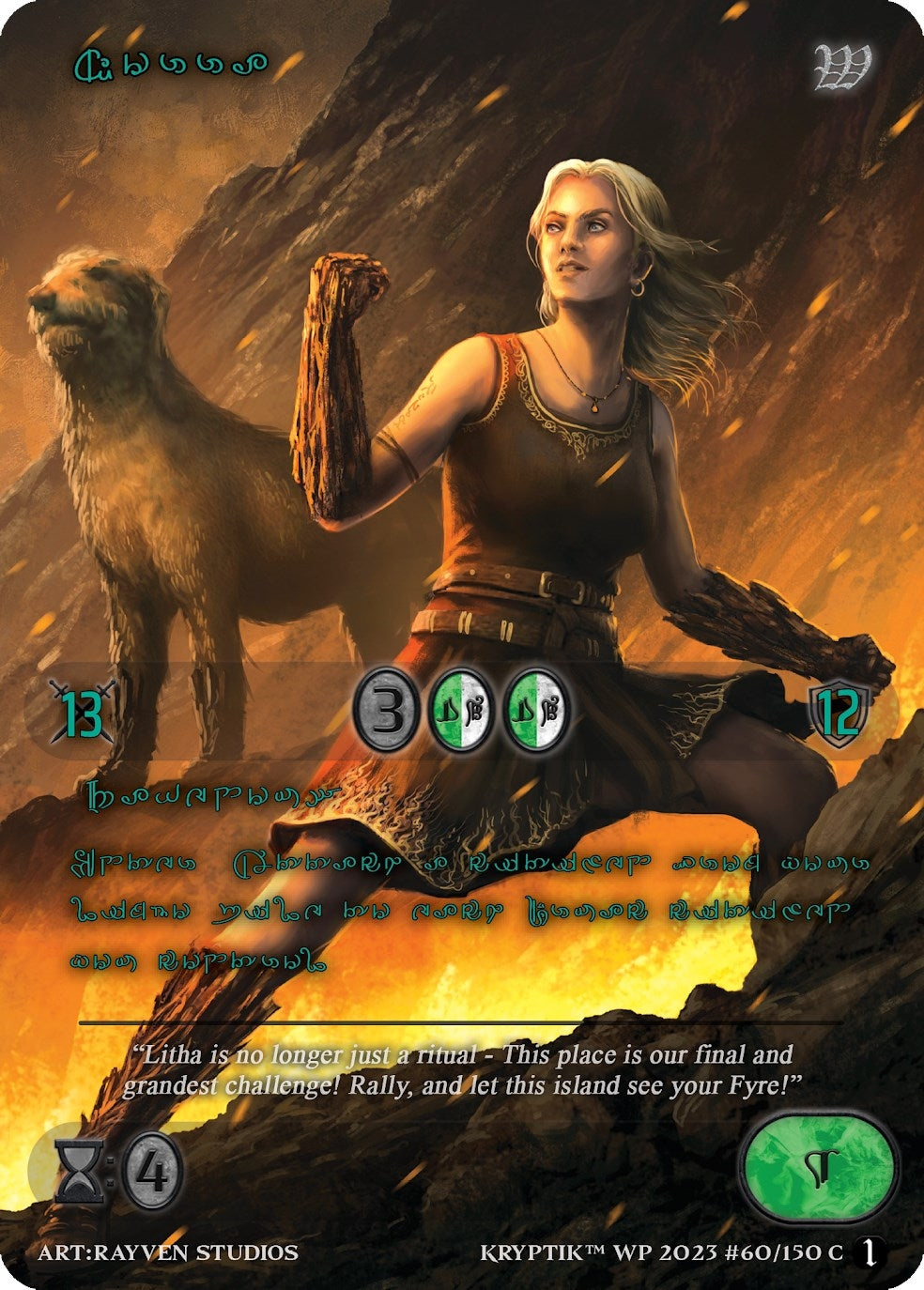 Norra (Green Kryptik Language) (60) - Kryptik TCG Single