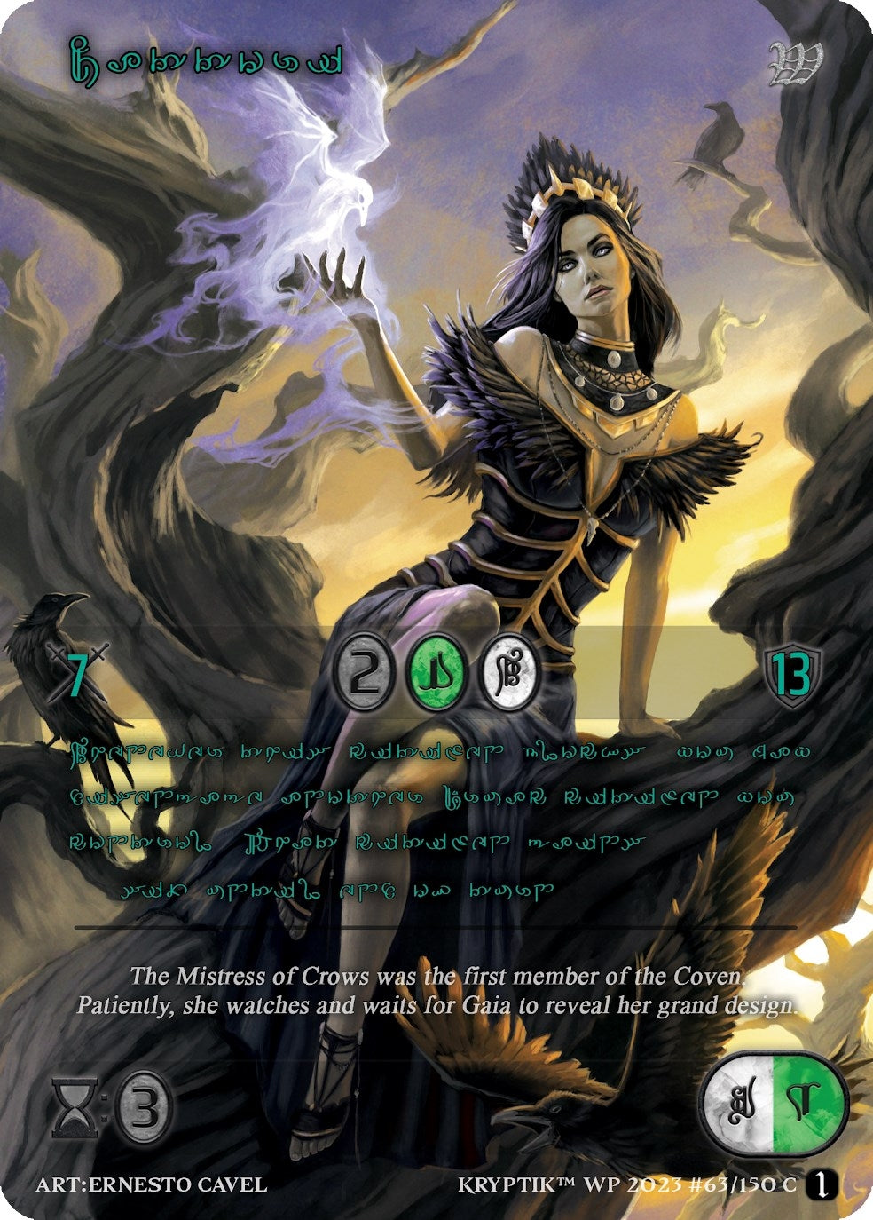 Cattori (Green Kryptik Language) (63) - Kryptik TCG Single