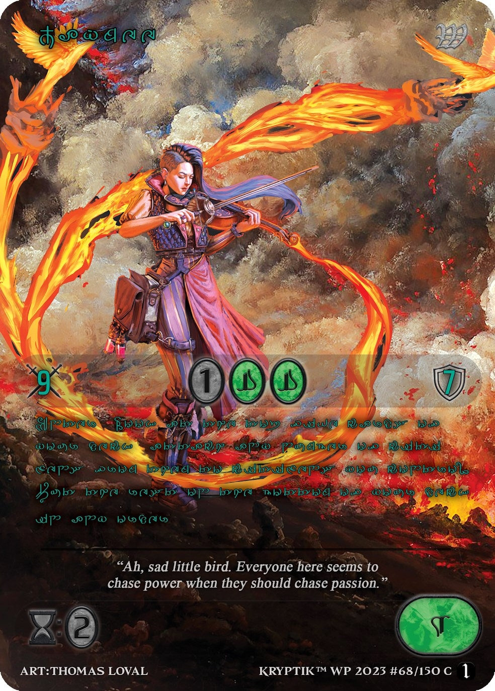 Jaymee (Green Kryptik Language) (68) - Kryptik TCG Single
