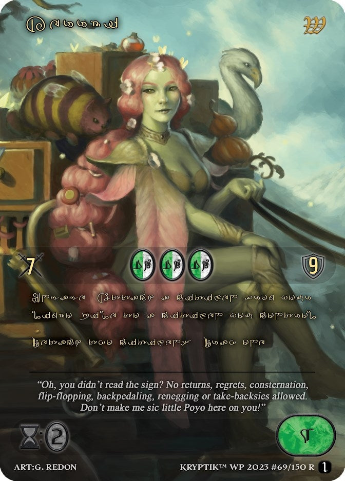 Kerrbi (Gold Kryptik Language) (69) - Kryptik TCG Single