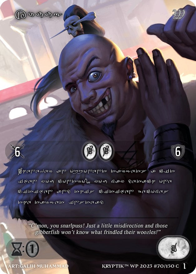 Kruug (Silver Kryptik Language) (70) - Kryptik TCG Single