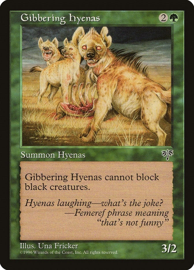Gibbering Hyenas [MIR] - MTG Single
