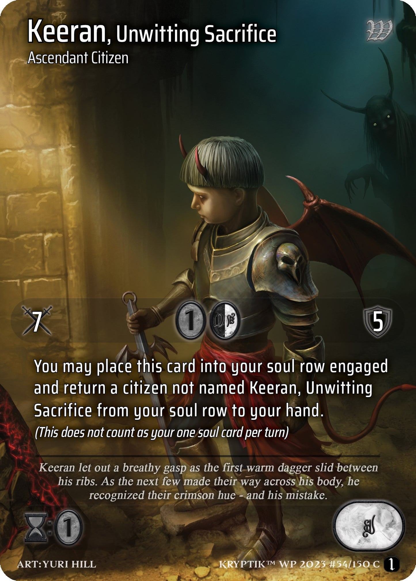 Keeran Unwitting Sacrifice (54) - Kryptik TCG Single