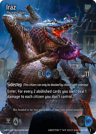 Iraz (86) - Kryptik TCG Single