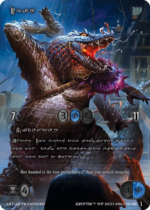 Iraz (Silver Kryptik Language) (86) - Kryptik TCG Single