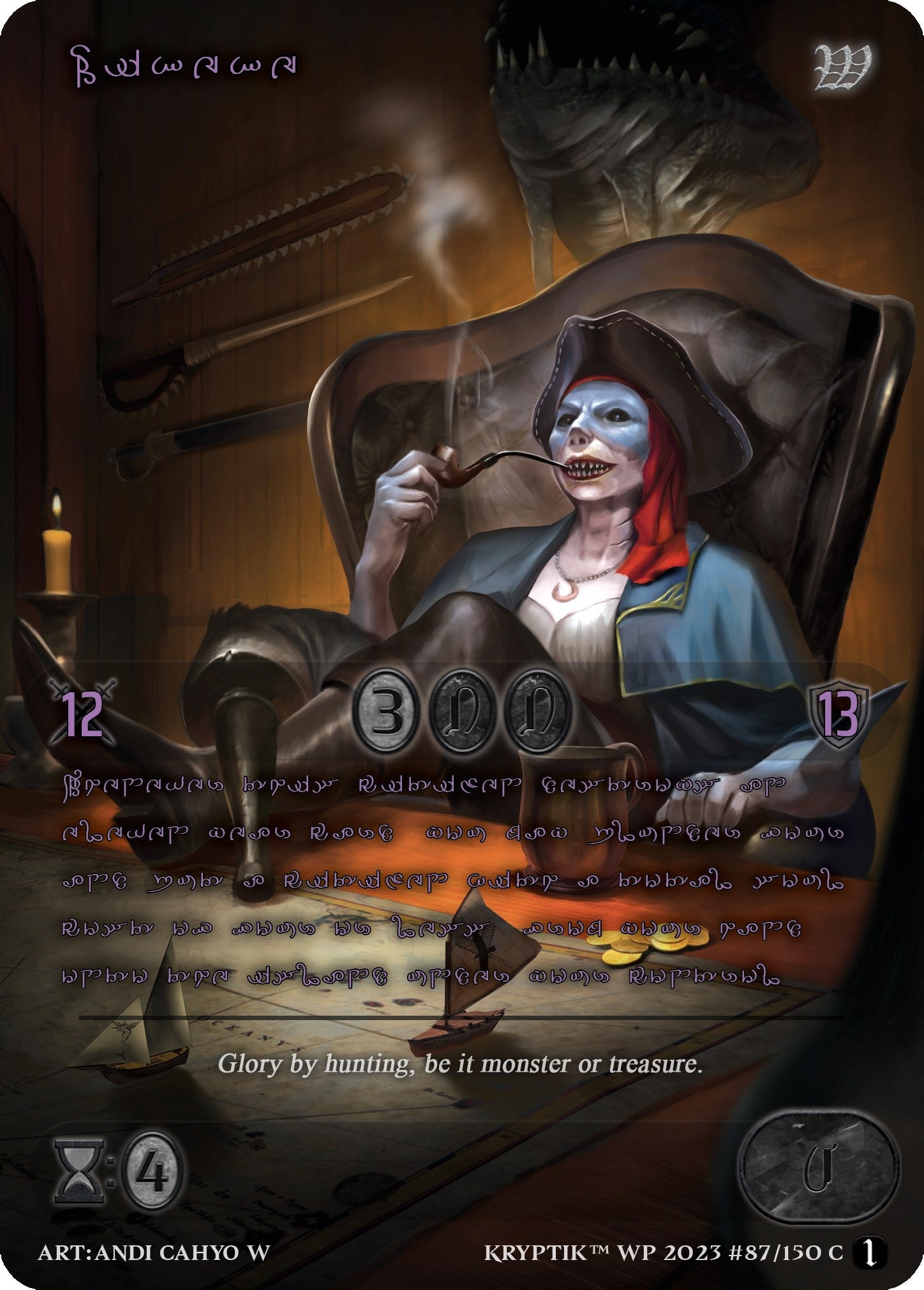 Likeke (Purple Kryptik Language) (87) - Kryptik TCG Single