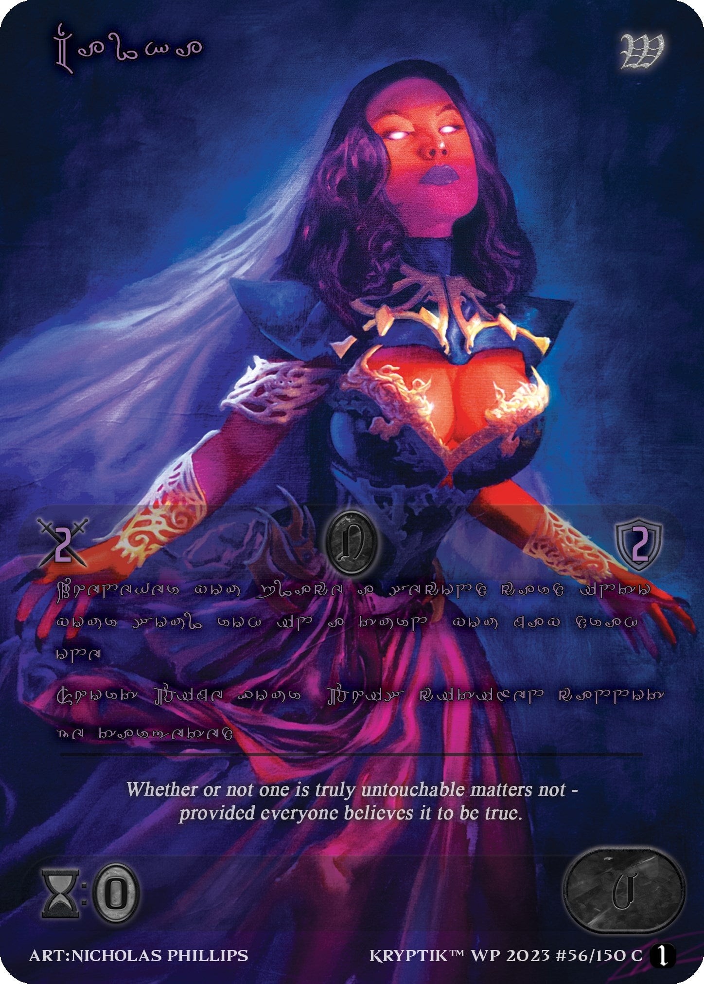 Malka (Purple Kryptik Language) (56) - Kryptik TCG Single