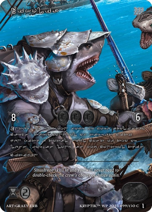 Wikolia (Silver Kryptik Language) (99) - Kryptik TCG Single