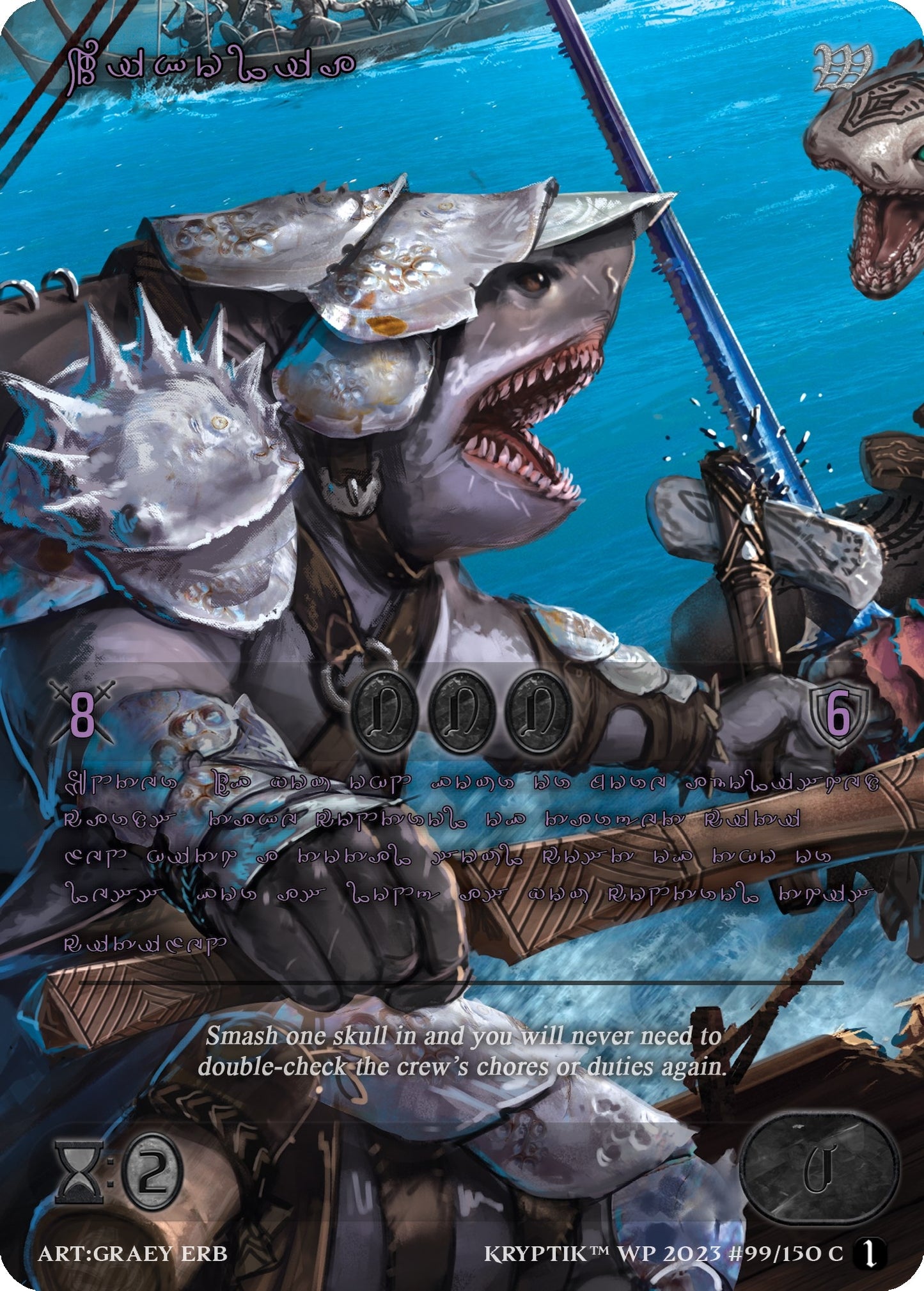 Wikolia (Purple Kryptik Language) (99) - Kryptik TCG Single