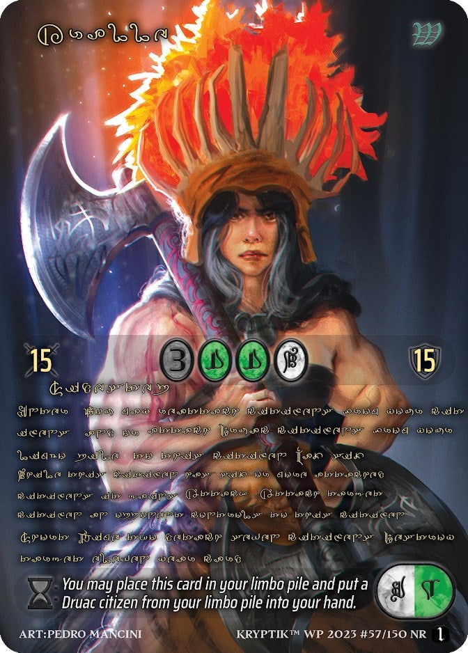 Kralle (Gold Kryptik Language) (57) - Kryptik TCG Single
