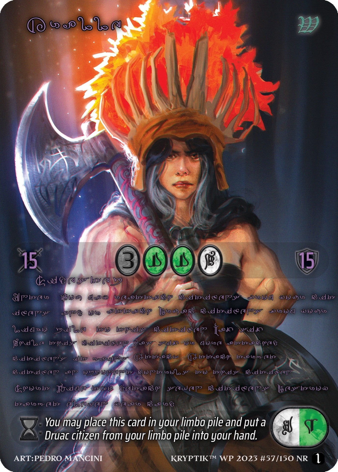Kralle (Purple Kryptik Language) (57) - Kryptik TCG Single