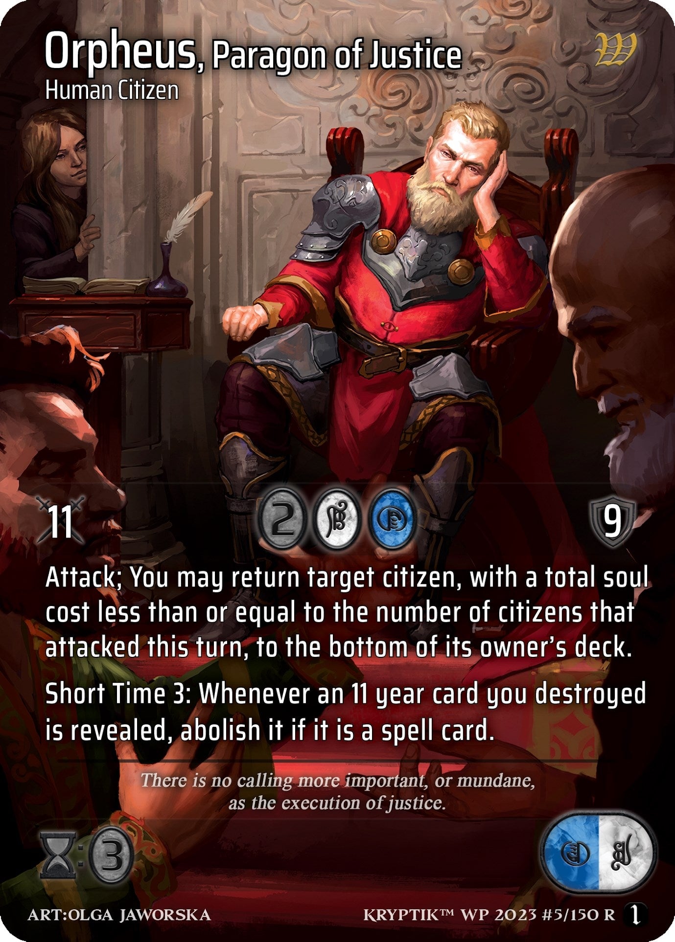 Orpheus Paragon of Justice (5) - Kryptik TCG Single