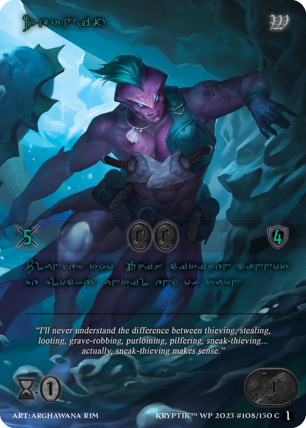 Zernix (Green Kryptik Language) (108) - Kryptik TCG Single