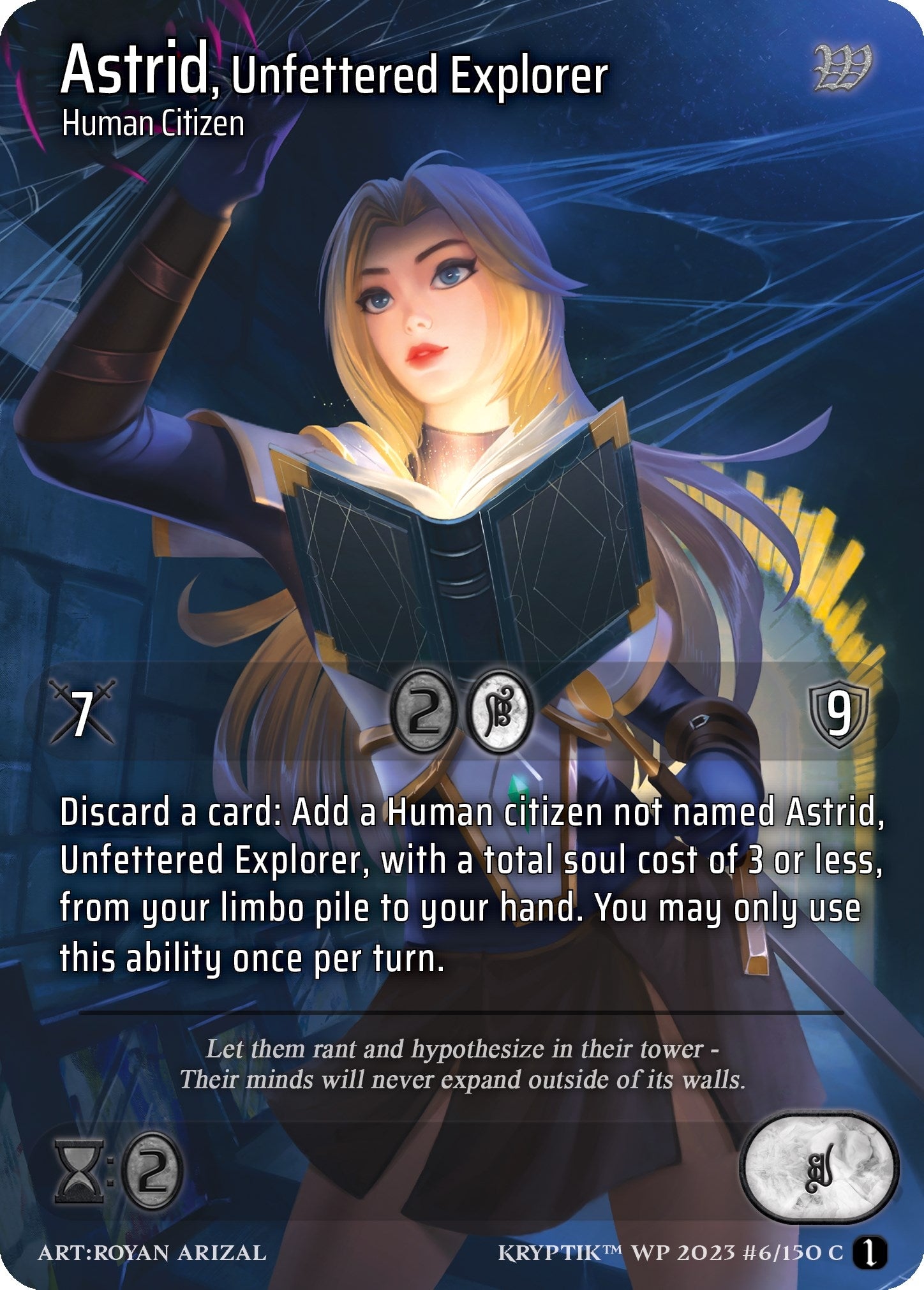 Astrid Unfettered Explorer (6) - Kryptik TCG Single