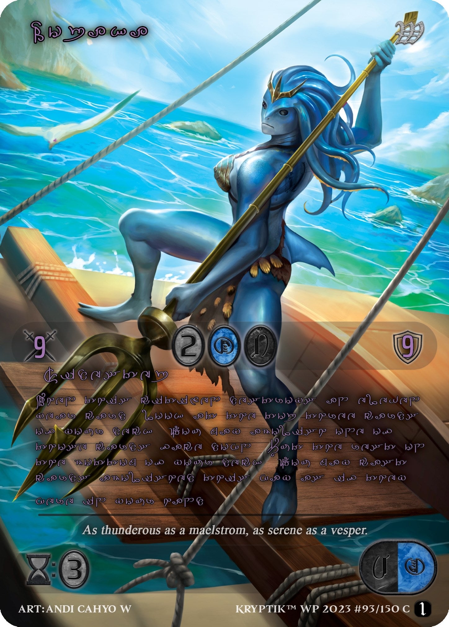 Lopaka (Purple Kryptik Language) (93) - Kryptik TCG Single