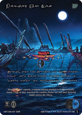 Buried At Sea (Silver Kryptik Language) (116) - Kryptik TCG Single