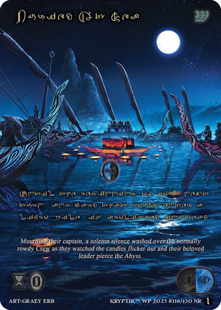 Buried At Sea (Gold Kryptik Language) (116) - Kryptik TCG Single