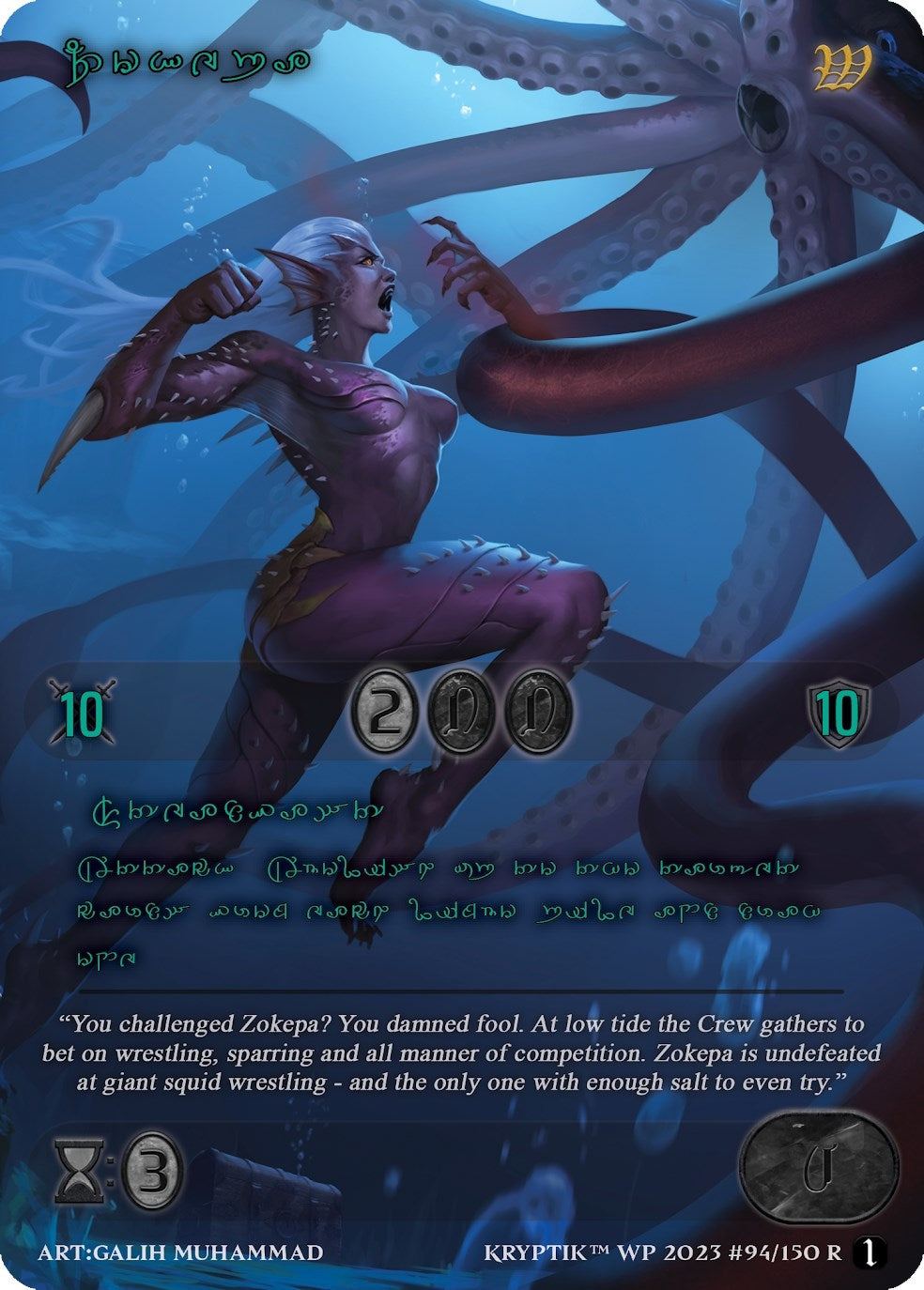Zokepa (Green Kryptik Language) (94) - Kryptik TCG Single