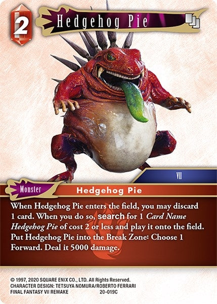 Hedgehog Pie (20) [20] - Final Fantasy TCG Single