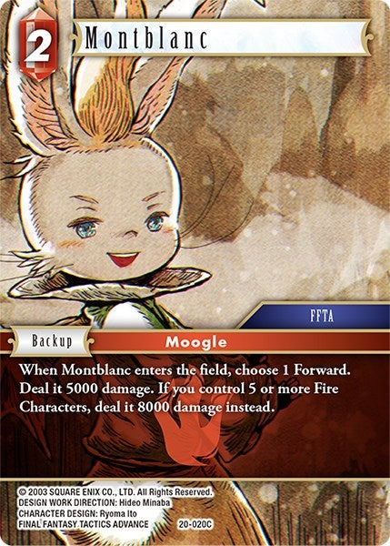 Montblanc (20) [20] - Final Fantasy TCG Single