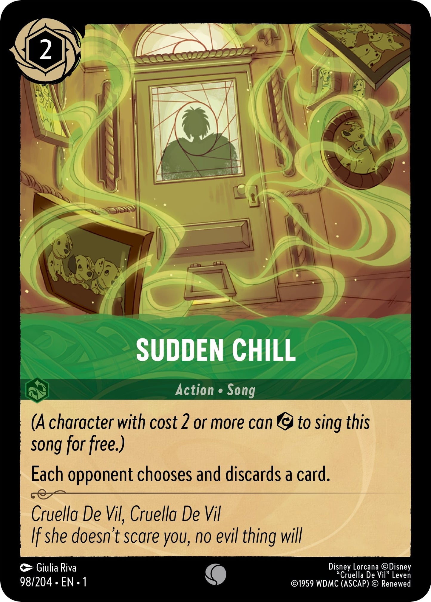 Sudden Chill (98) (1) - Disney Lorcana Single