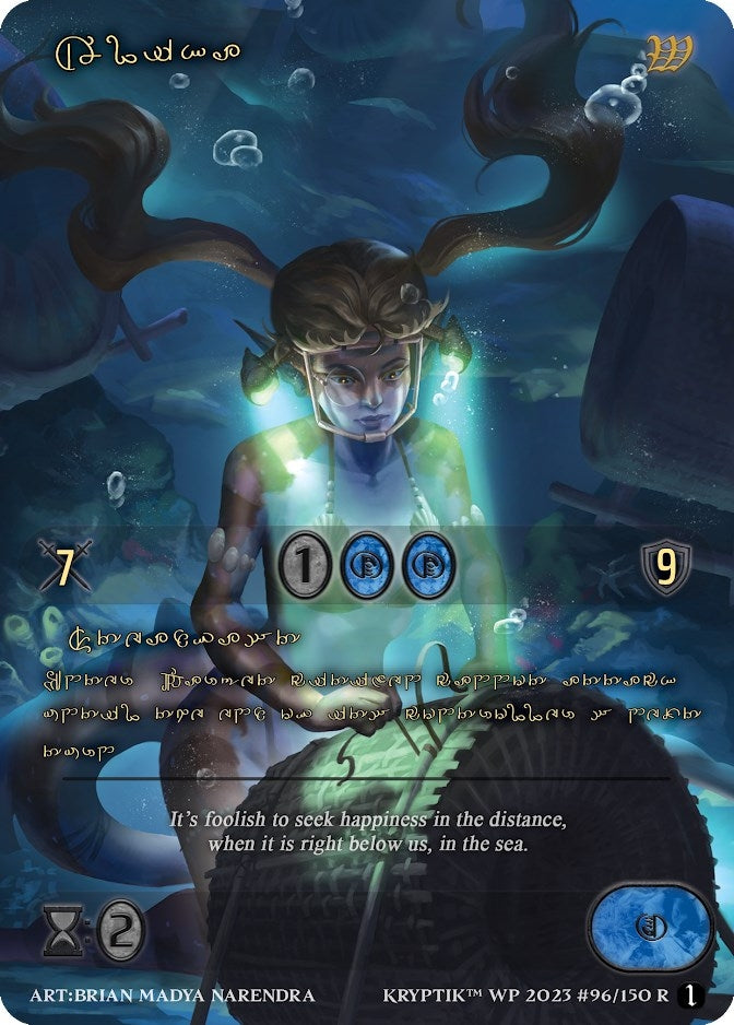 Alika (Gold Kryptik Language) (96) - Kryptik TCG Single
